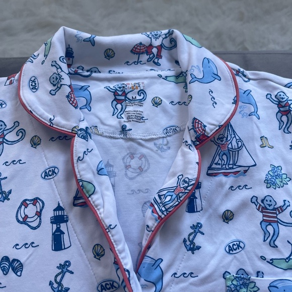Roller Rabbit Nantucket exclusive Polo Print Pajamas - Picture 3 of 6